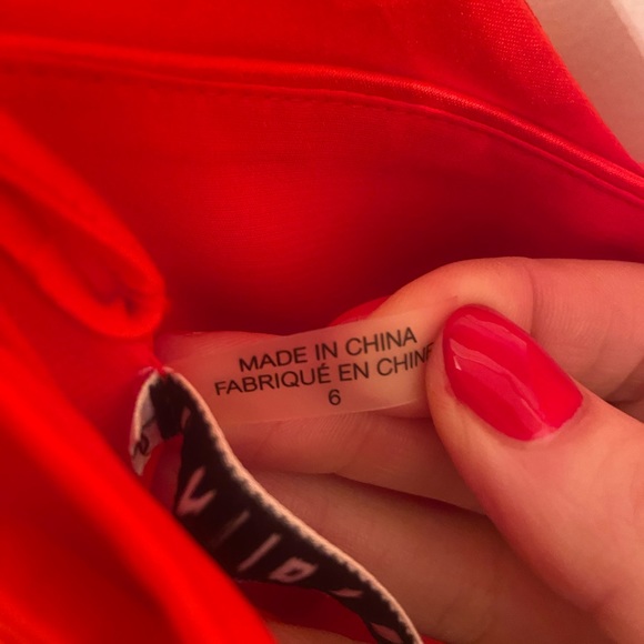 Alice & Olivia Red Dress with Tags - Picture 10 of 10